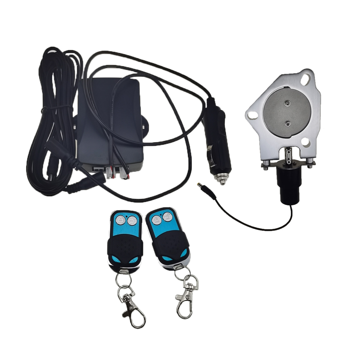 Electric Exhaust Cutout Valve Kit 2.5 3.0 - Electric Remote Switch 2.0