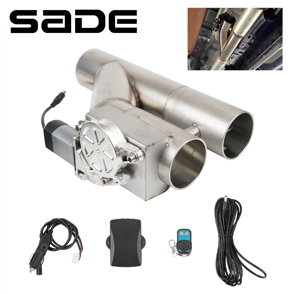 Dual Exhaust Cutout Valve Y Pipe Stainless - Stainless Steel Car Exhaust Y Pipe
