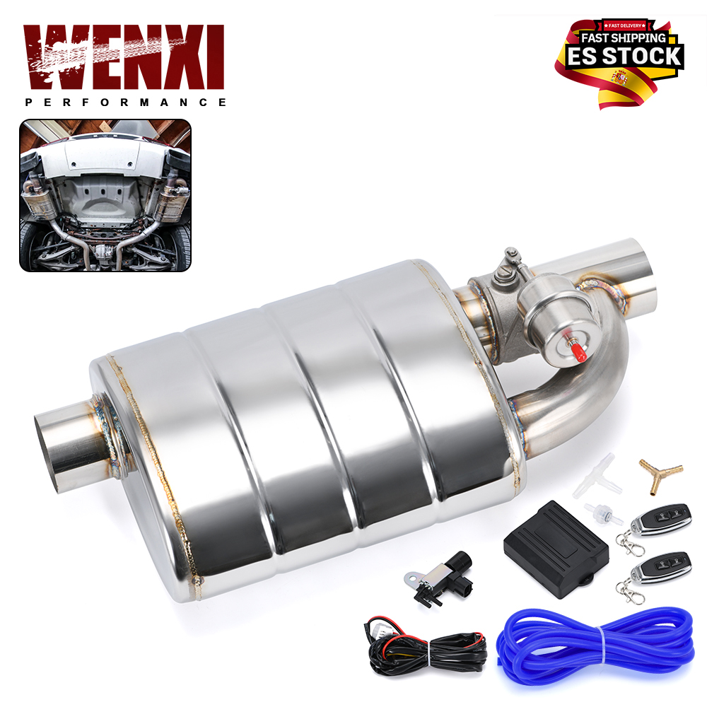 Exhaust Dump Valve With Wireless Remote - Stainless Steel 2.5