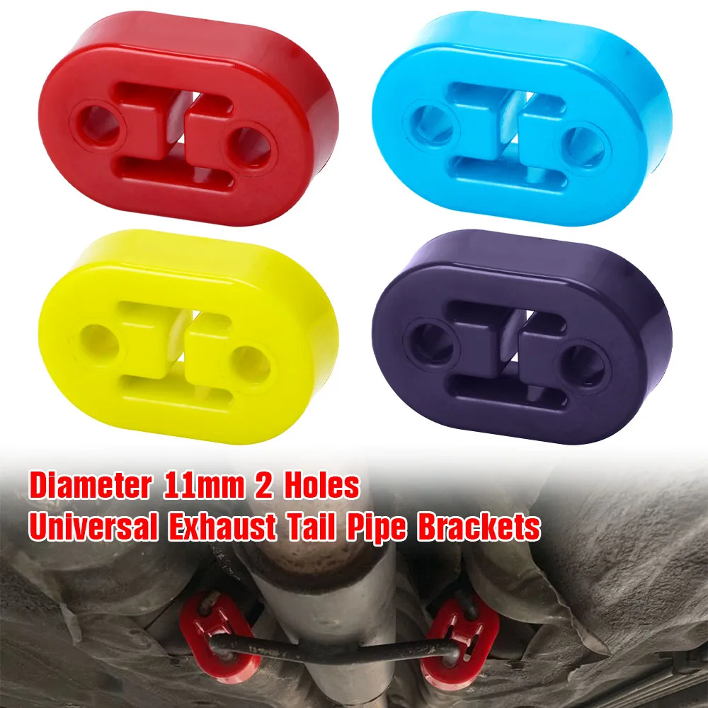 Exhaust Hanger Rubber Insulator Heavy Duty - Universal 2-Hole Exhaust Hanger Bracket Heavy