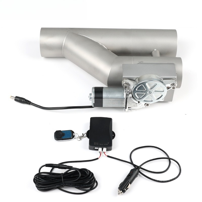 Dual Exhaust Cutout Valve Y Pipe Stainless - Stainless Steel Y Shape Dual Exhaust