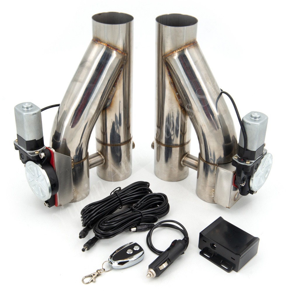 Exhaust Dump Valve With Wireless Remote - 2Pcs Universal High Quality 2 2.25