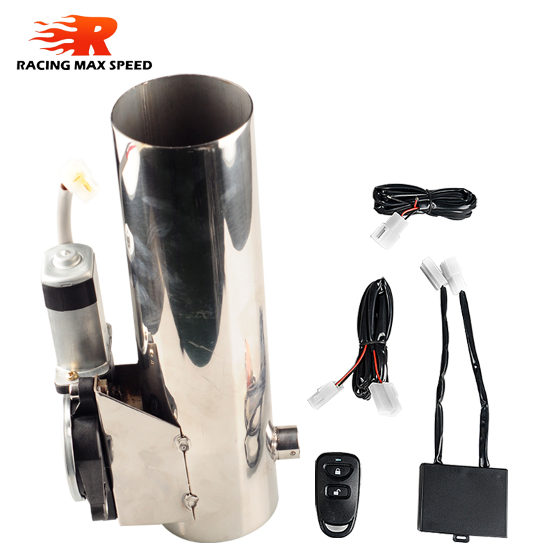 Electric Exhaust Cutout Valve Kit 2.5 3.0 - 2 2.25 2.5 3 inch 3.0