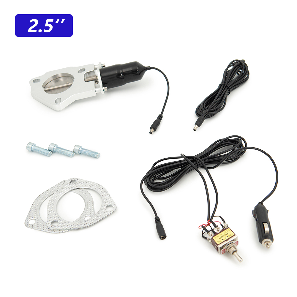 Universal 2.5 inch 3.0 inch Ex - Electric Exhaust Cutout Valve Kit 2.5 3.0 review and price