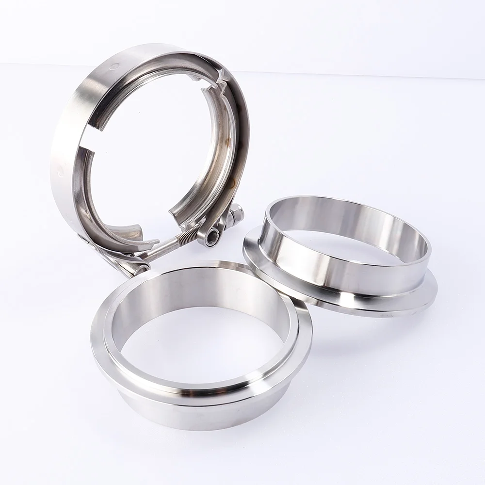Universal 304 Stainless Steel  - Exhaust V Band Clamp Flange Kit Stainless review and price
