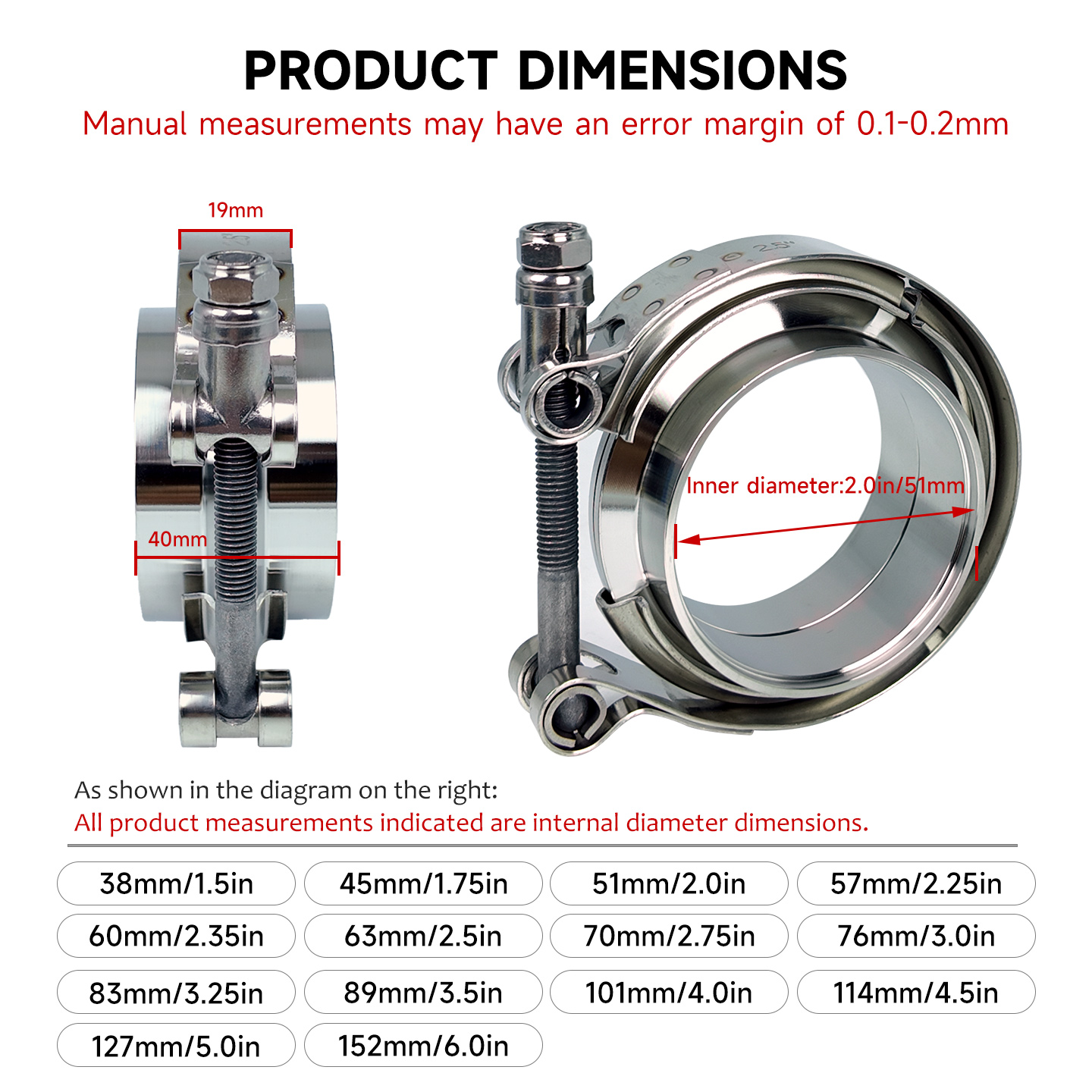 304 Stainless Steel V Band Cla - Exhaust V Band Clamp Flange Kit Stainless review and price