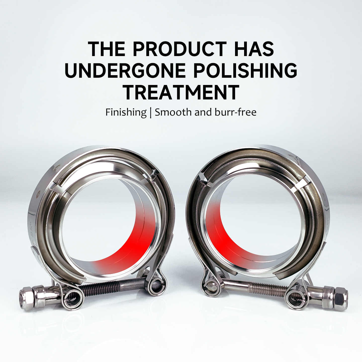 304 Stainless Steel V Band Cla - Exhaust V Band Clamp Flange Kit Stainless review and price