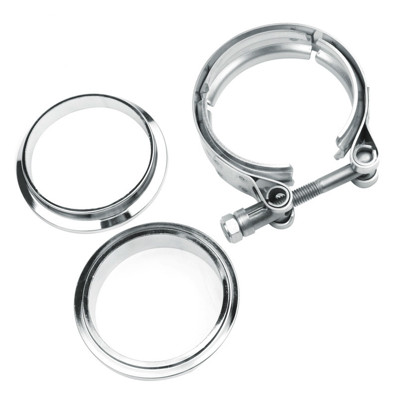 1set 2.5 Inch 63.5mm Male/Fema - Exhaust V Band Clamp Flange Kit Stainless review and price