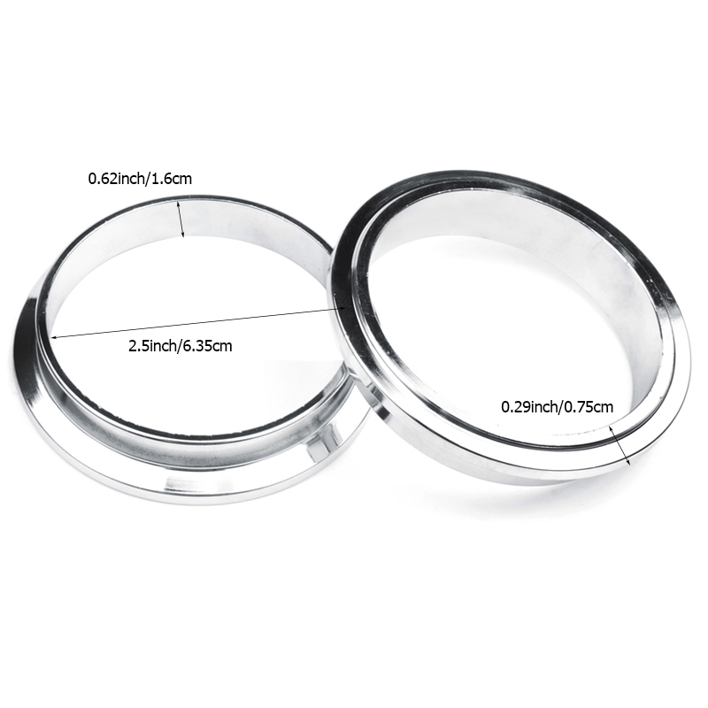 1set 2.5 Inch 63.5mm Male/Fema - Exhaust V Band Clamp Flange Kit Stainless review and price