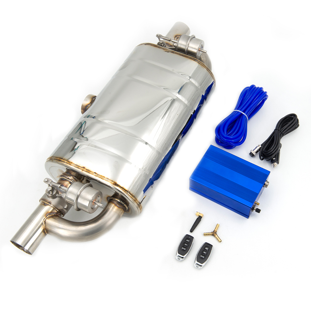 Universal T-Type Exhaust Muffl - Exhaust Dump Valve With Wireless Remote review and price