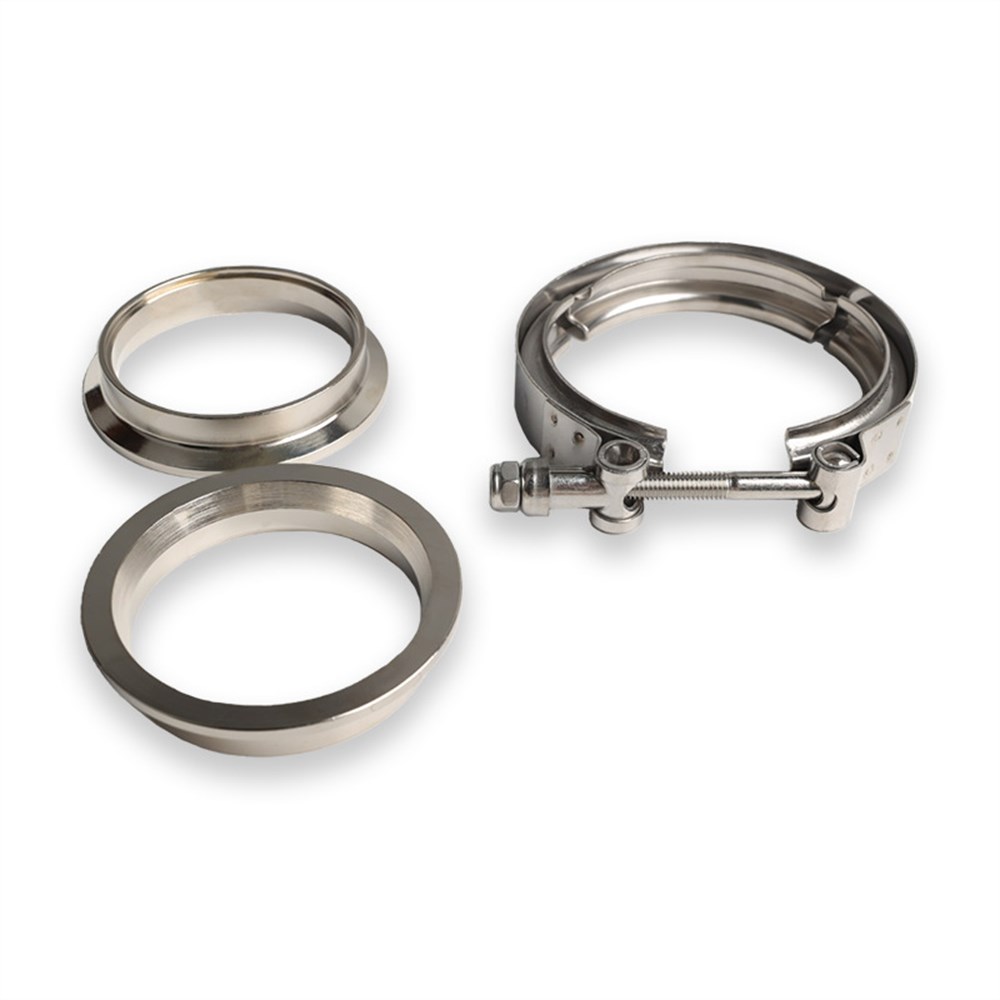 304 Stainless Steel V Band Cla - Exhaust V Band Clamp Flange Kit Stainless review and price