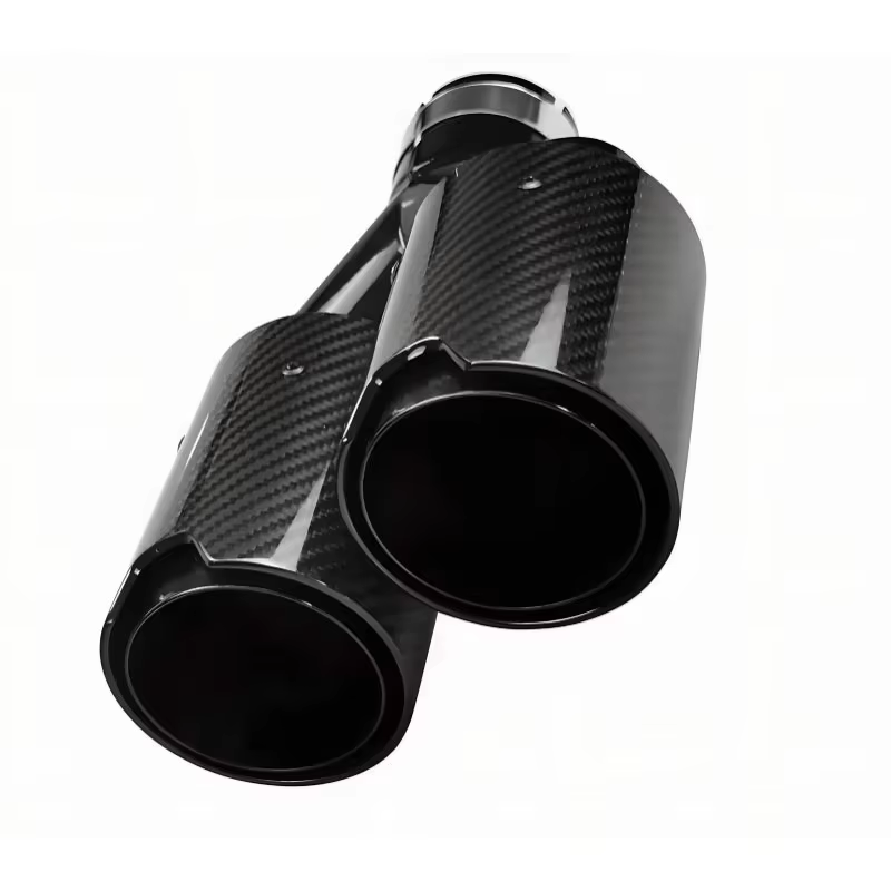 2 Pcs Dual Outlet Carbon Fiber - Exhaust Tips Dual Outlet Carbon Fiber 63Mm review and price