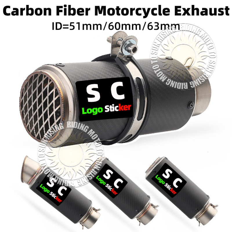 51mm/60mm motorcycle universal - Exhaust Muffler Stainless Steel Universal review and price
