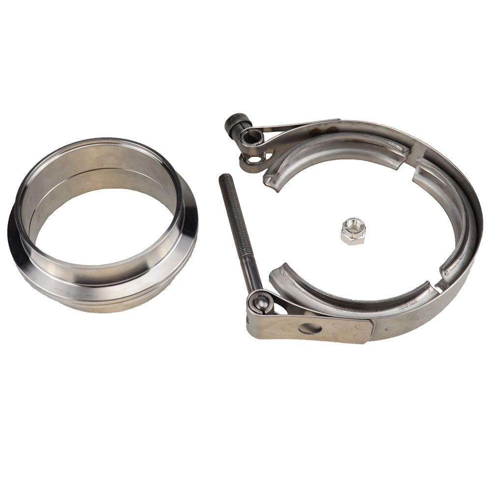 304 Stainless Steel 2' 2.5' 3' - Exhaust V Band Clamp Flange Kit Stainless review and price