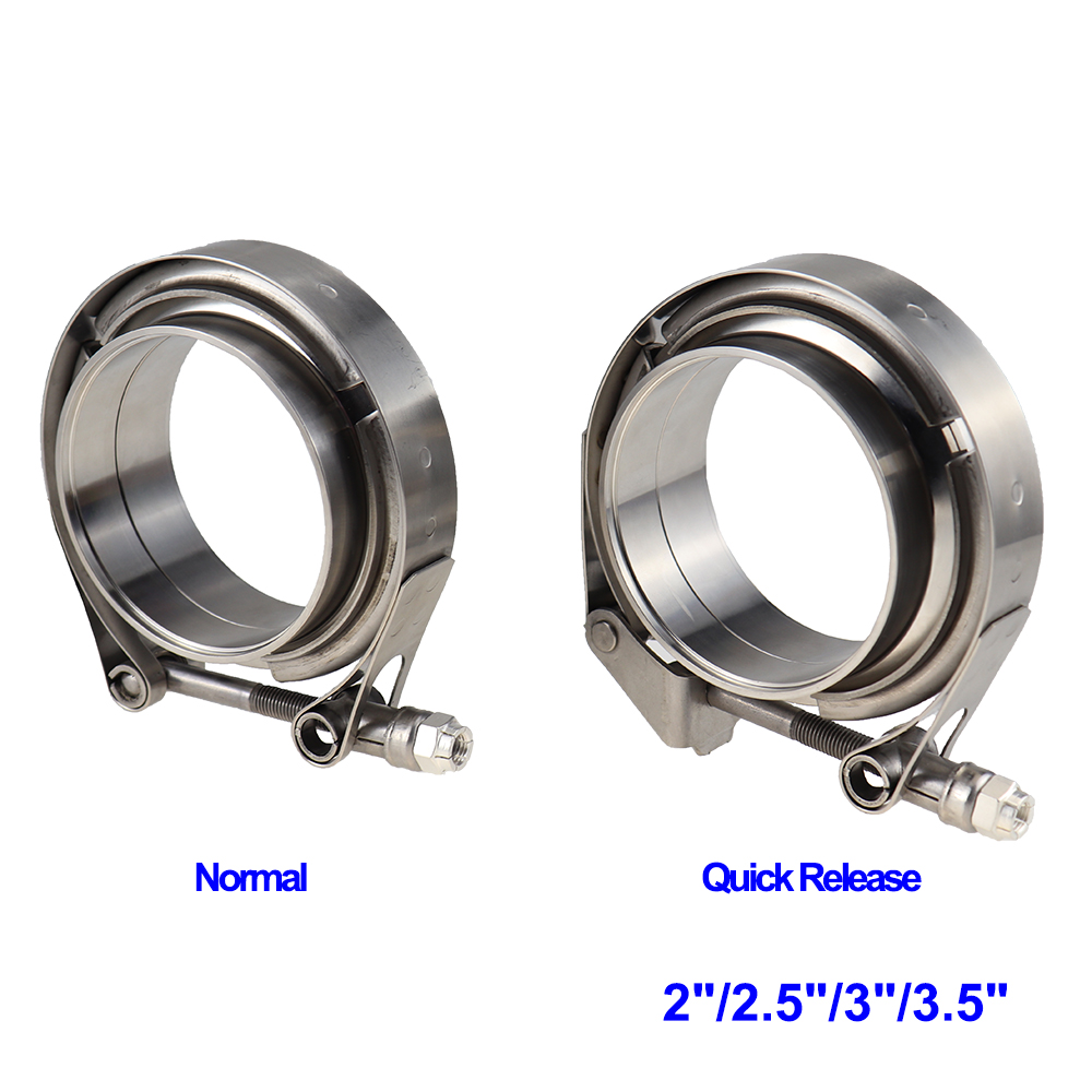 304 Stainless Steel 2' 2.5' 3' - Exhaust V Band Clamp Flange Kit Stainless review and price