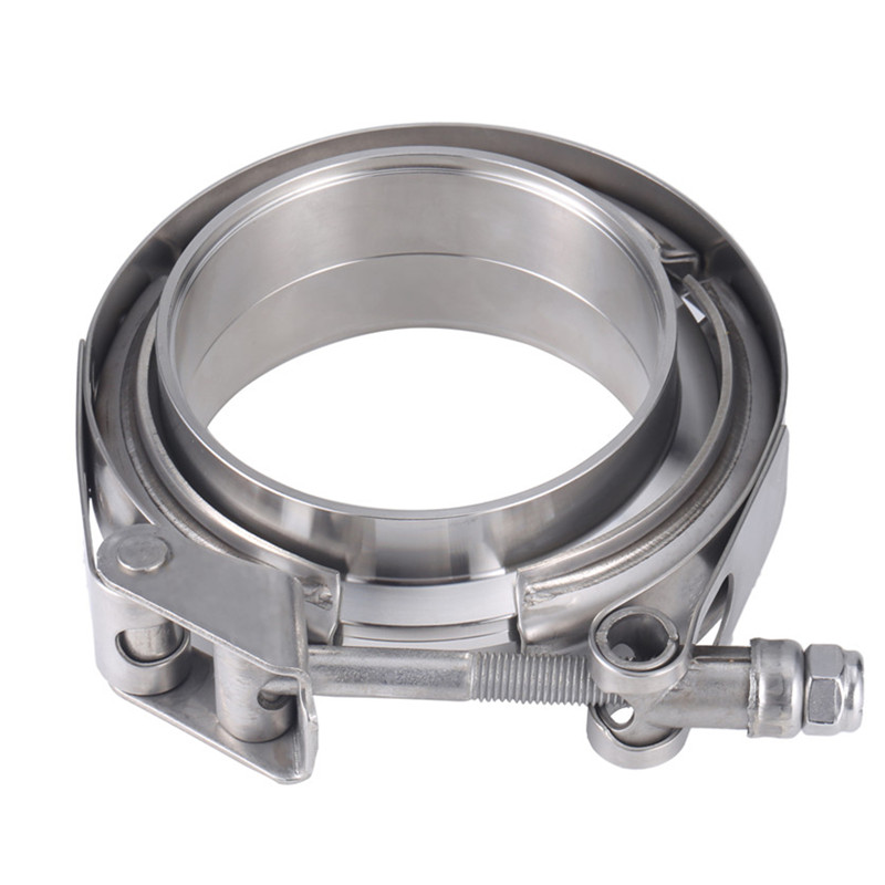Stainless Steel 2.5' 3' 4' Qui - Exhaust V Band Clamp Flange Kit Stainless review and price