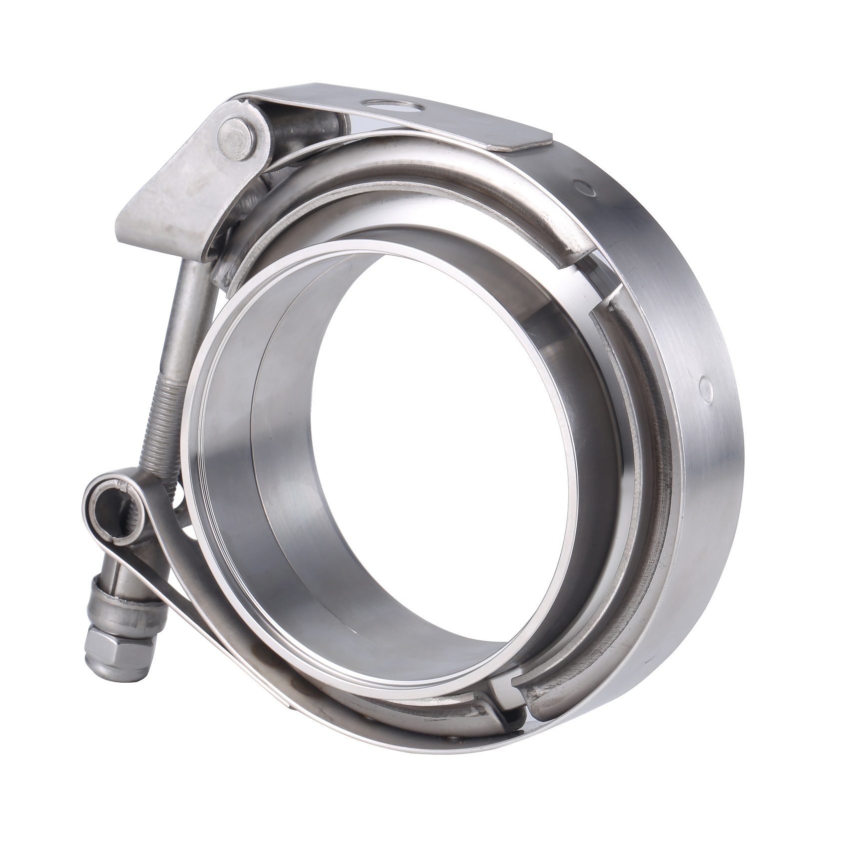 Stainless Steel 2.5' 3' 4' Qui - Exhaust V Band Clamp Flange Kit Stainless review and price