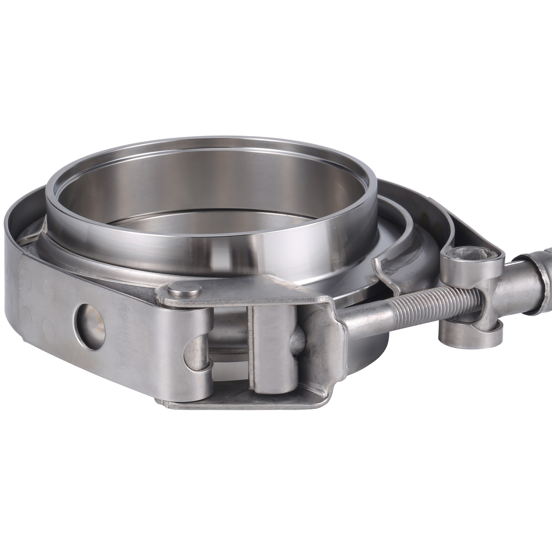 Stainless Steel 2.5' 3' 4' Qui - Exhaust V Band Clamp Flange Kit Stainless review and price