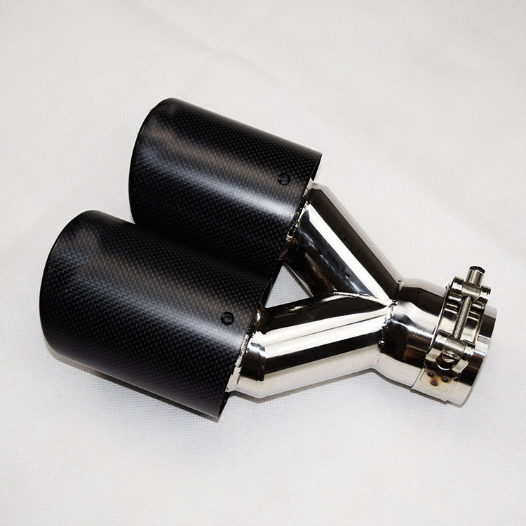 Exhasut Tip Manufacturer Stain - Exhaust Tips Dual Outlet Carbon Fiber 63Mm review and price