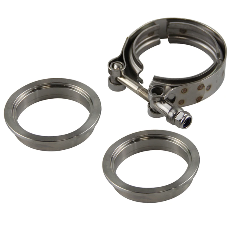 57mm Turbo Exhaust Downpipe Ki - Exhaust V Band Clamp Flange Kit Stainless review and price