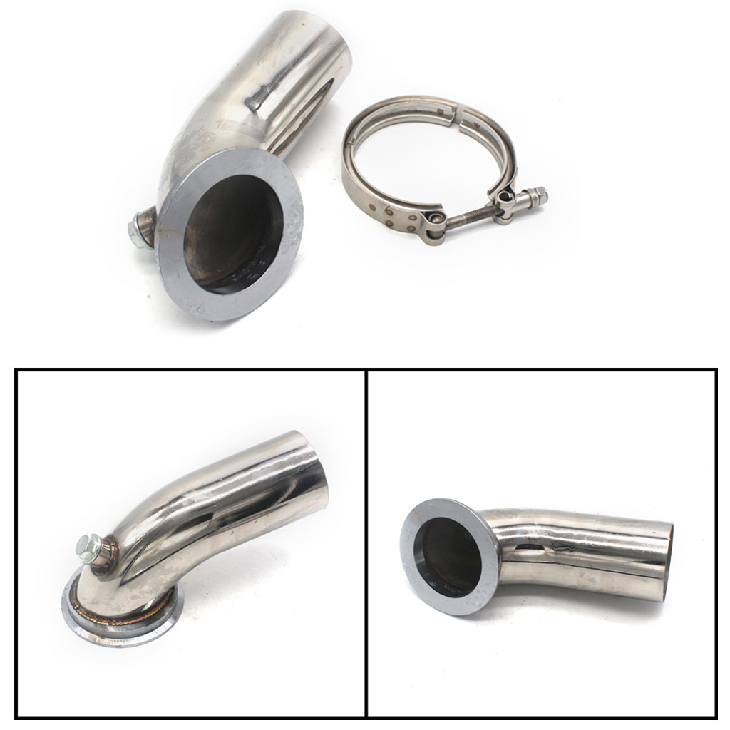 Stainless Steel Turbo Exhaust  - Exhaust V Band Clamp Flange Kit Stainless review and price