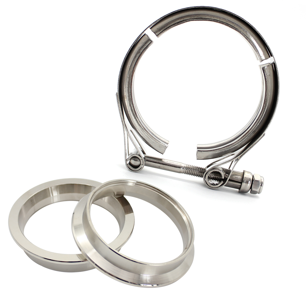 Exhaust V Band Stainless Steel - Exhaust V Band Clamp Flange Kit Stainless review and price