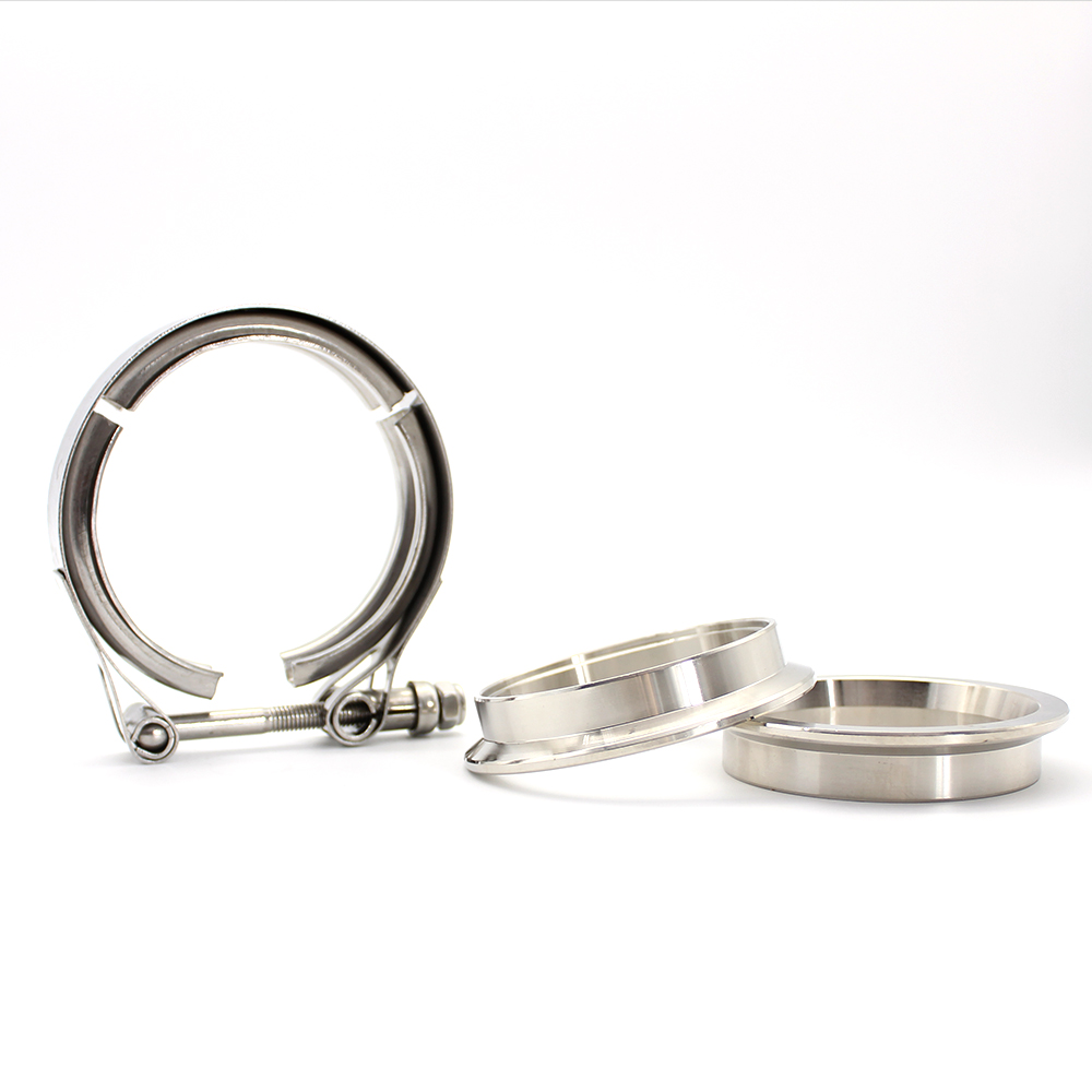 Exhaust V Band Stainless Steel - Exhaust V Band Clamp Flange Kit Stainless review and price