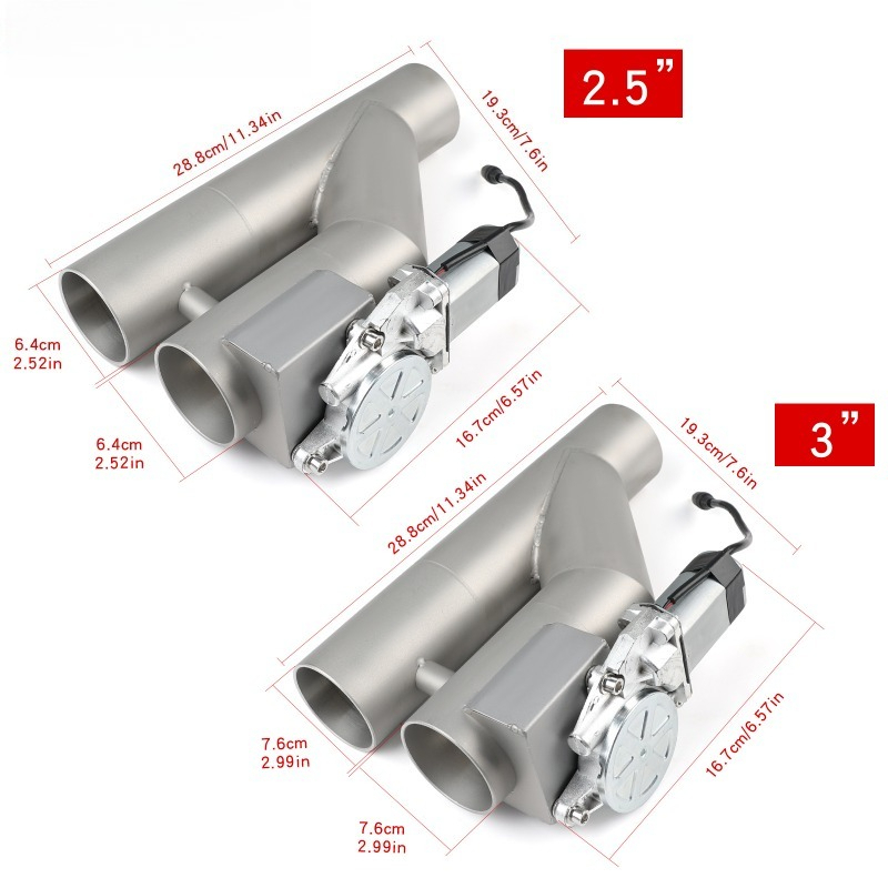 Stainless Steel Y Shape Dual E - Dual Exhaust Cutout Valve Y Pipe Stainless review and price