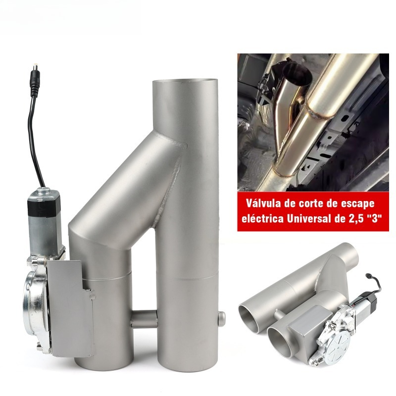 Stainless Steel Y Shape Dual E - Dual Exhaust Cutout Valve Y Pipe Stainless review and price