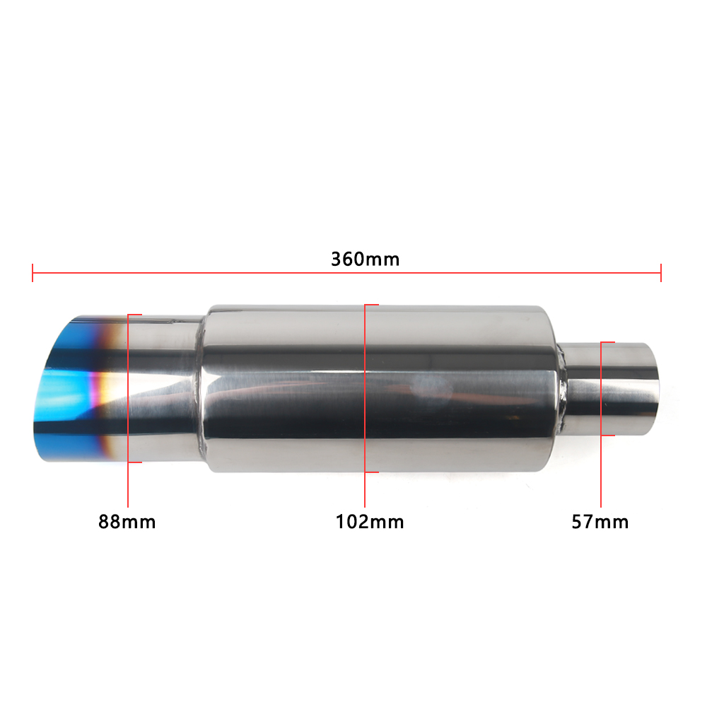 Car Motorbike Exhaust Systems  - Exhaust Muffler Stainless Steel Universal review and price