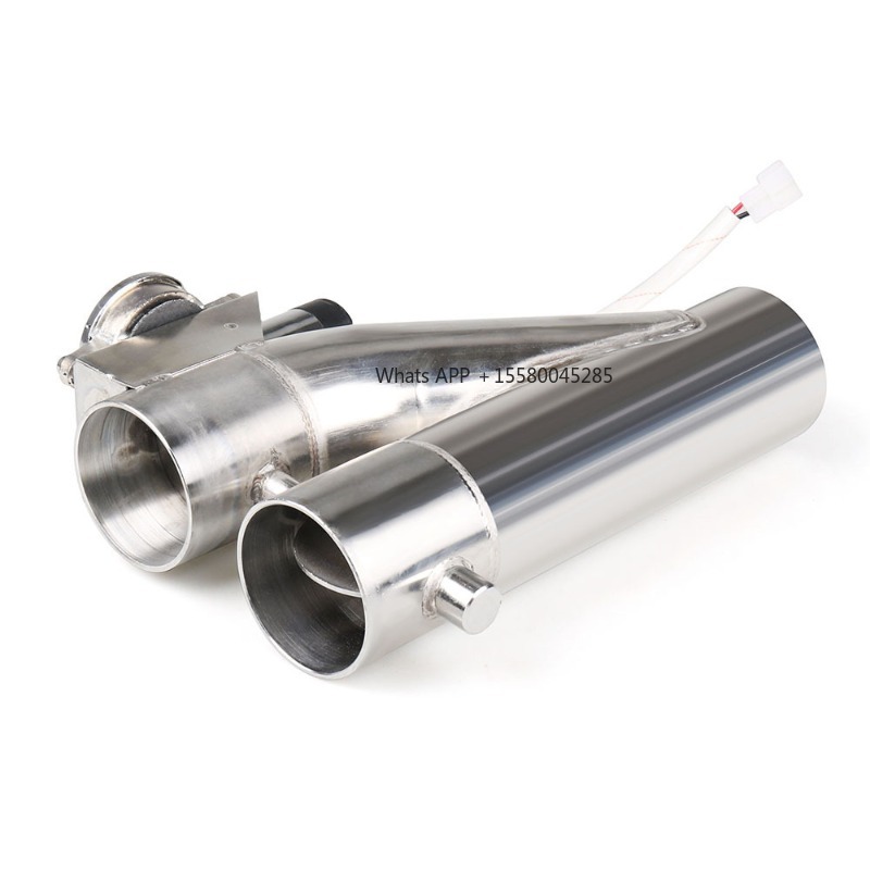 Y Type Dual Outlet Integrated  - Dual Exhaust Cutout Valve Y Pipe Stainless review and price