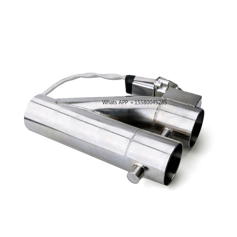Y Type Dual Outlet Integrated  - Dual Exhaust Cutout Valve Y Pipe Stainless review and price