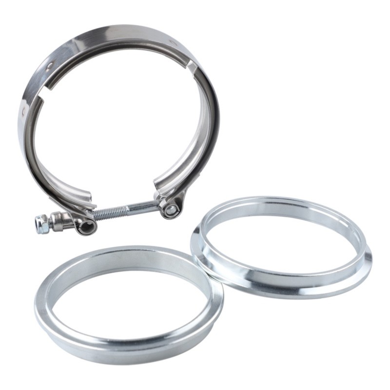 Universal Car Turbo Exhaust Pi - Exhaust V Band Clamp Flange Kit Stainless review and price