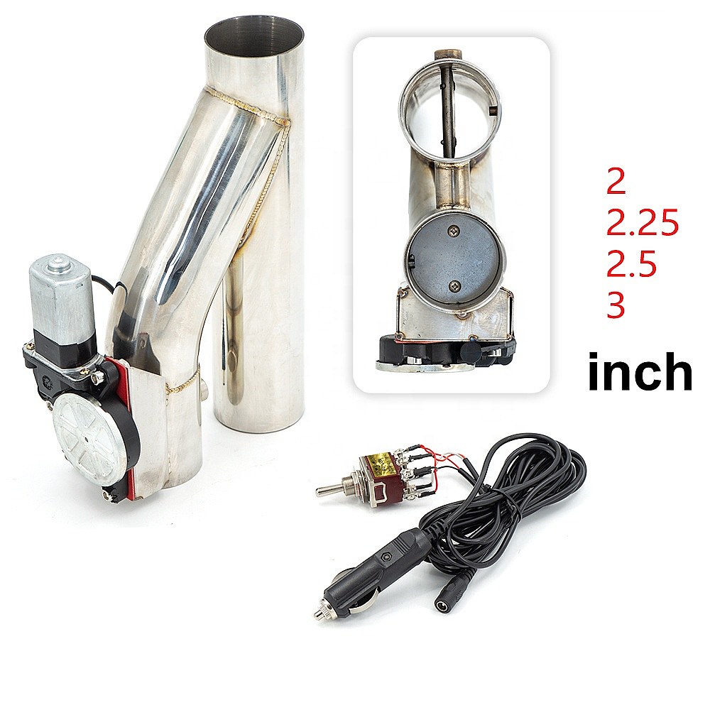 Universal 2 2.25 2.5 3 Inch St - Dual Exhaust Cutout Valve Y Pipe Stainless review and price
