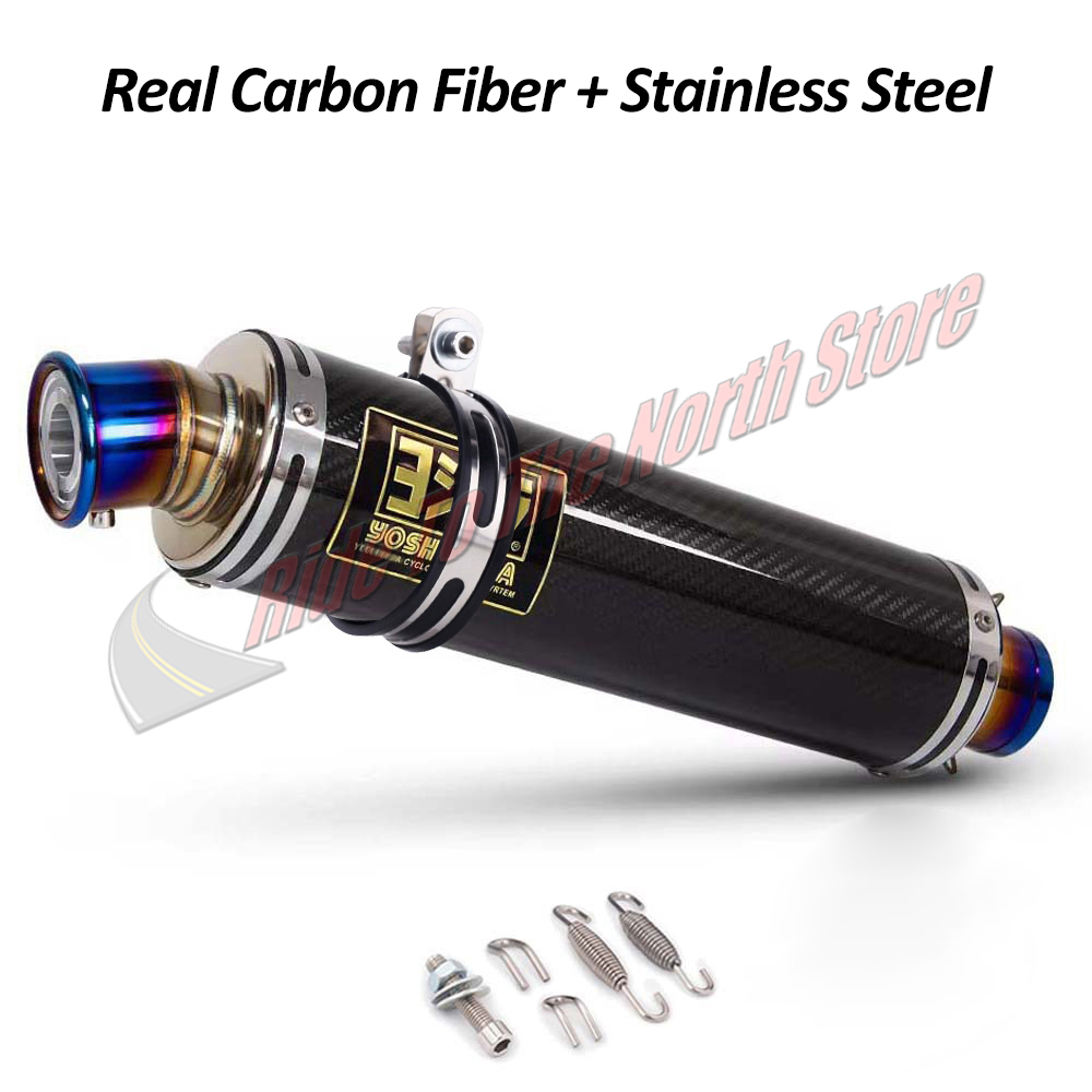 51MM Inlet Universal Longer Yo - Exhaust Muffler Stainless Steel Universal review and price
