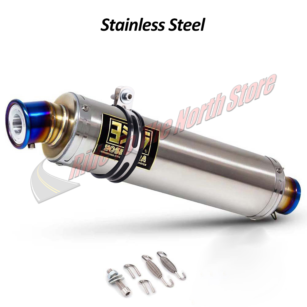 51MM Inlet Universal Longer Yo - Exhaust Muffler Stainless Steel Universal review and price