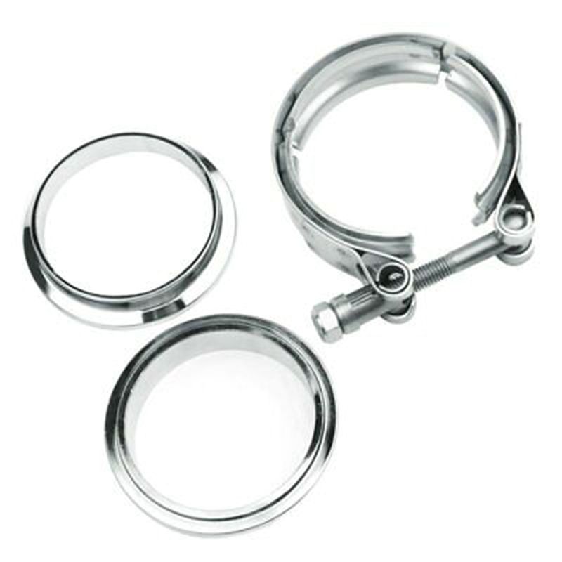 V-Band Clamp Flange Kit 2.5 In - Exhaust V Band Clamp Flange Kit Stainless review and price