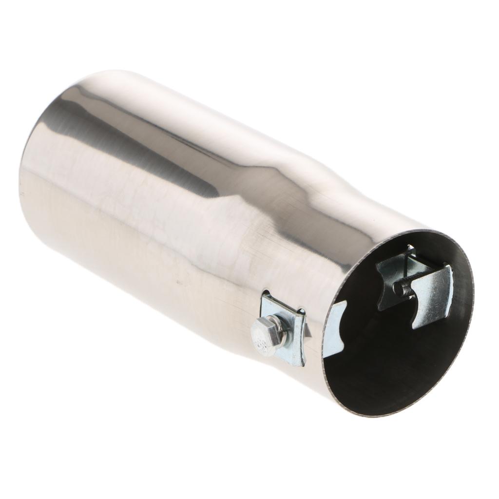 1PC 30-50mm Inlet Stainless St - Exhaust Muffler Stainless Steel Universal review and price