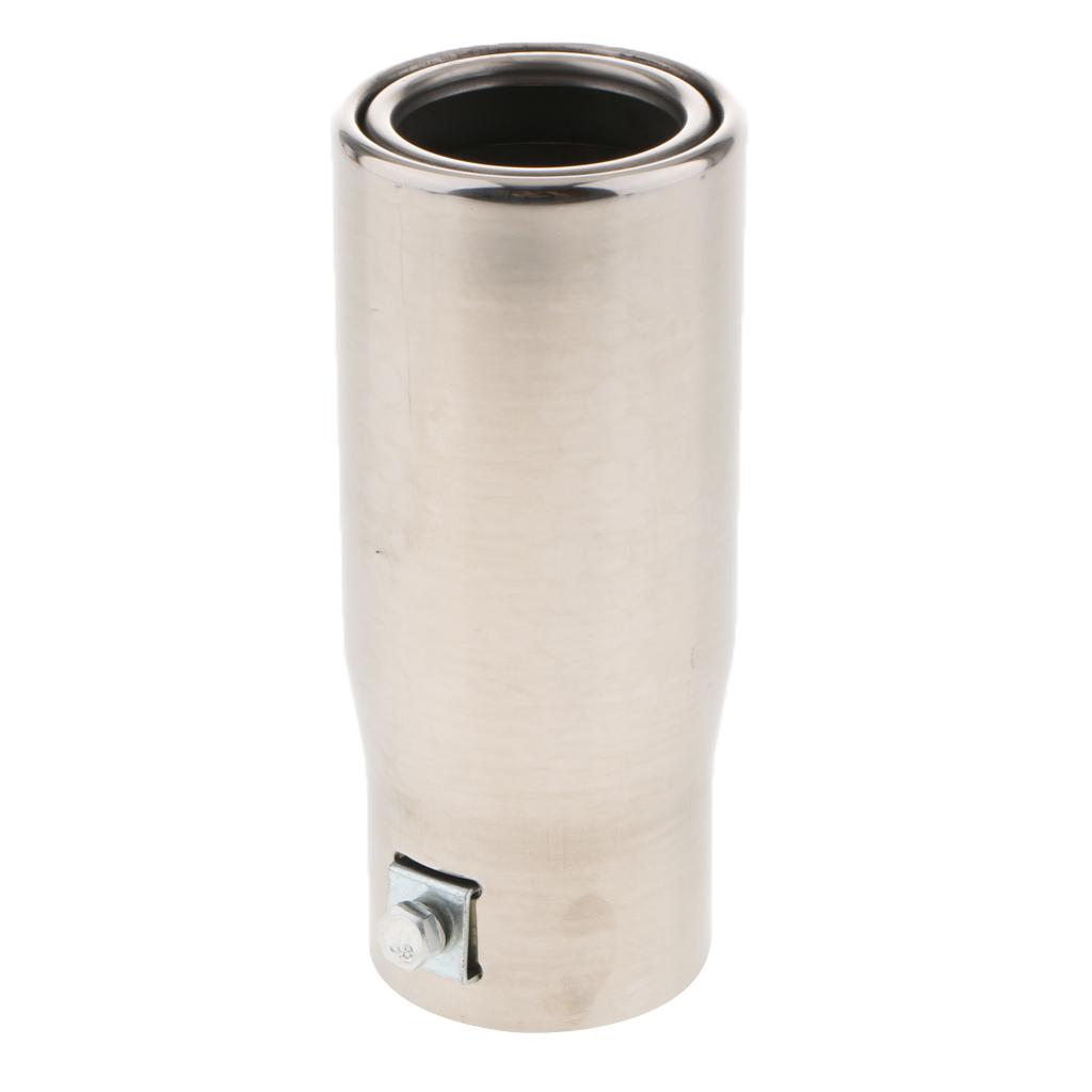 1PC 30-50mm Inlet Stainless St - Exhaust Muffler Stainless Steel Universal review and price