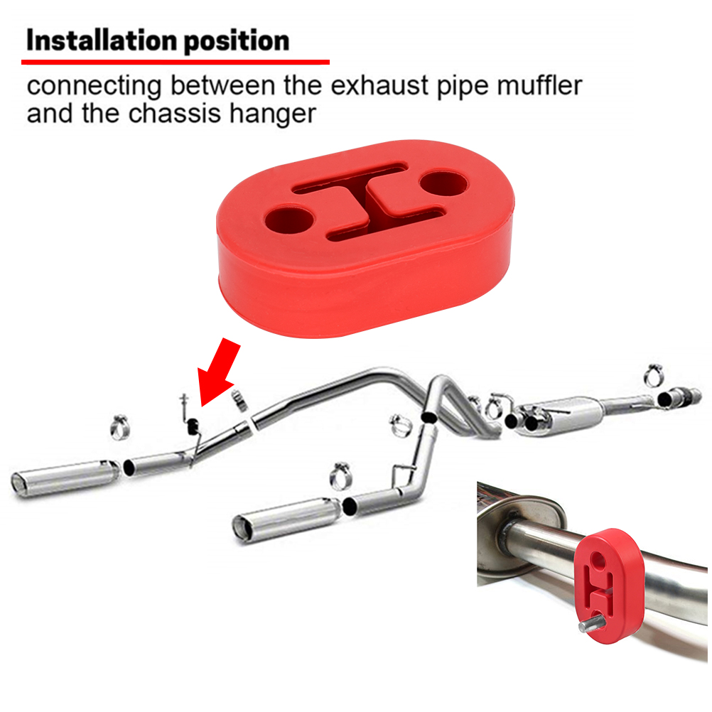 2pcs Universal Car Heavy Duty  - Exhaust Hanger Rubber Insulator Heavy Duty review and price