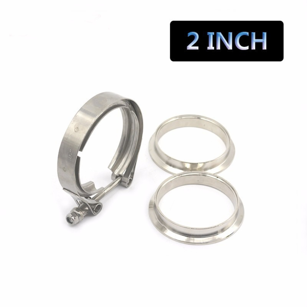 76mm Turbo Exhaust Vband V Cla - Exhaust V Band Clamp Flange Kit Stainless review and price