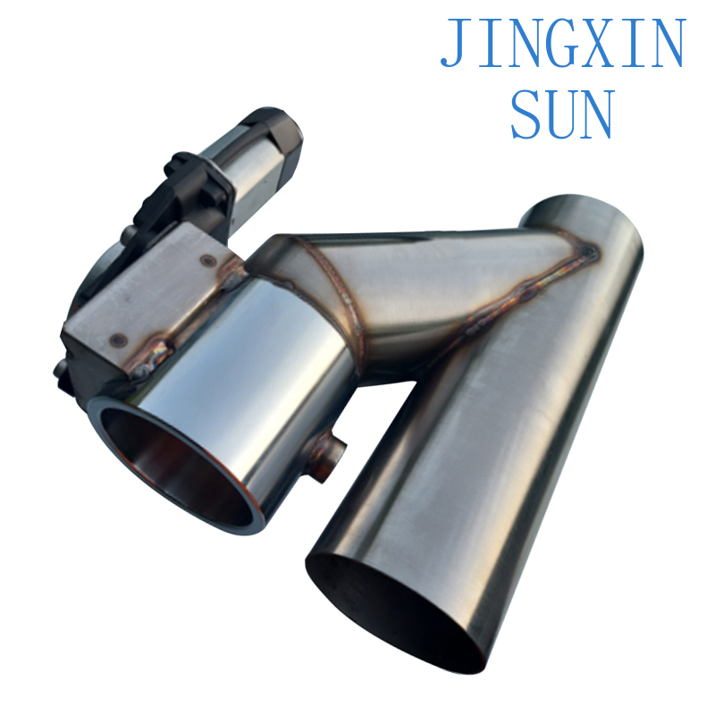 exhaust header pipe stainless  - Dual Exhaust Cutout Valve Y Pipe Stainless review and price