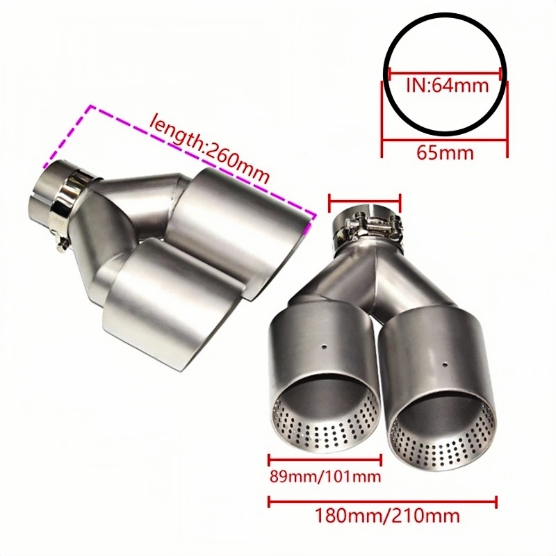 Universal Stainless Steel Exha - Exhaust Muffler Stainless Steel Universal review and price