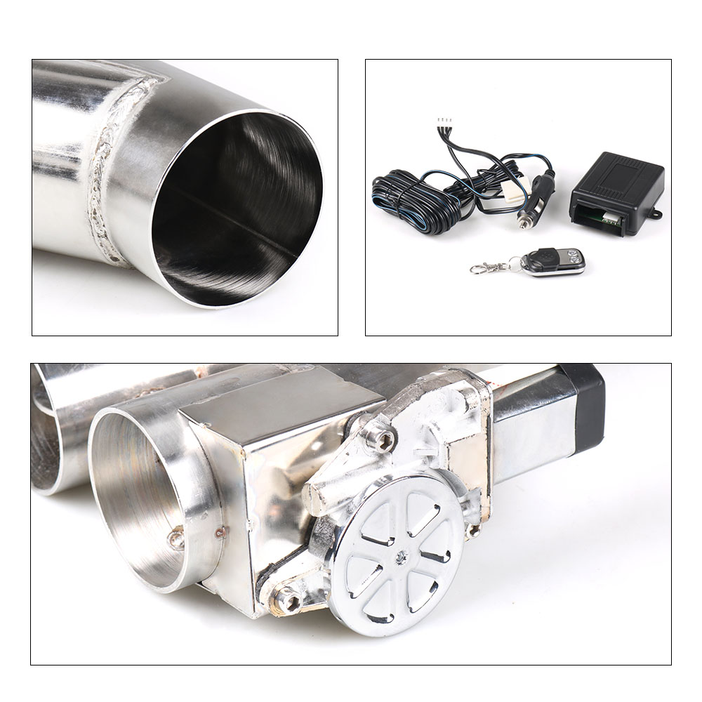 Stainless Steel Headers 2.25'' - Dual Exhaust Cutout Valve Y Pipe Stainless review and price