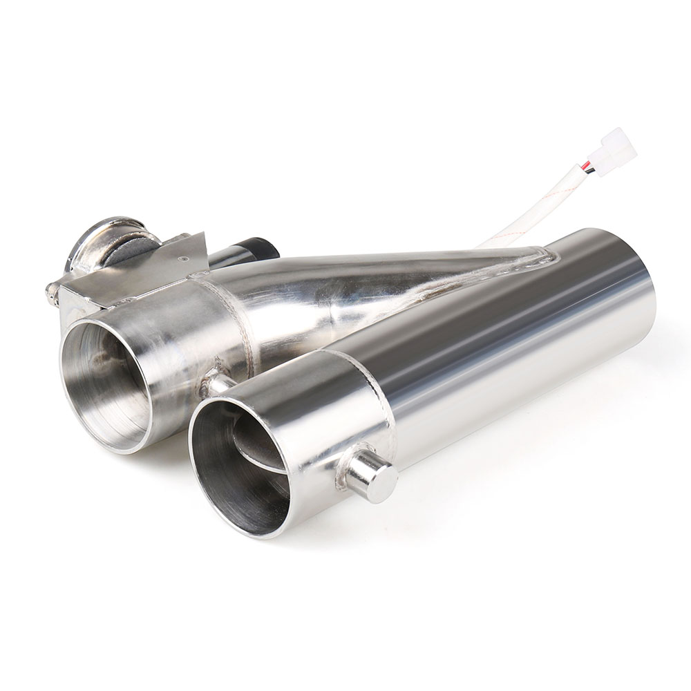 Stainless Steel Headers 2.25'' - Dual Exhaust Cutout Valve Y Pipe Stainless review and price